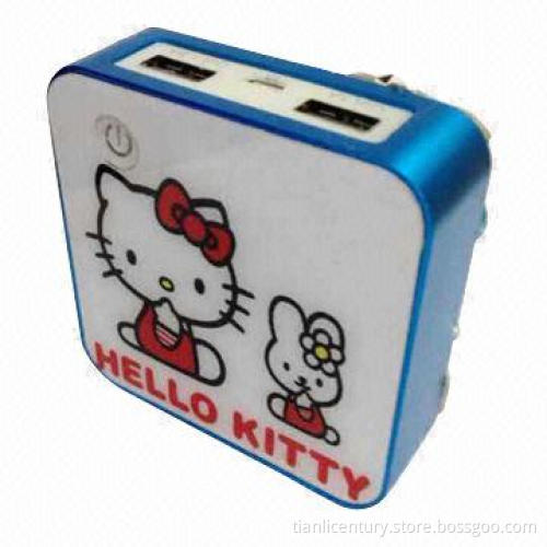 Power bank, 7,800-12,000mAh, mirror shows
